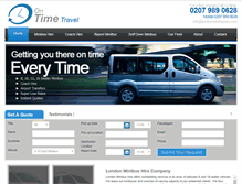 Tablet Screenshot of londonminibushire.com